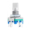 Machifit 15mm Rotary Encoder Switch with Key Switch 2 Bit Gray Scale Micro Switch
