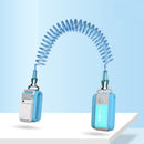 Anti-lost Induction Baby Lock Safety Leash Wrist Link Strap Kid Children Rein Traction Rope 2.5m