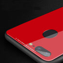 Bakeey Tempered Glass Mirror Back Cover Soft TPU Frame Protective Case for OnePlus 5T