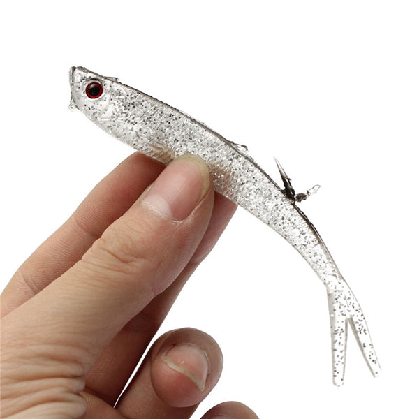 ZANLURE 10pcs Soft Silicone Fishing Lure 9.5cm Fishing Tiddler Bait Fishing Lure Bait