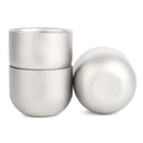 Keith 1 Pcs 150ml Water Cup Pure Titanium Camping Travel Portable Tea Cup Double Anti-scalding Cup