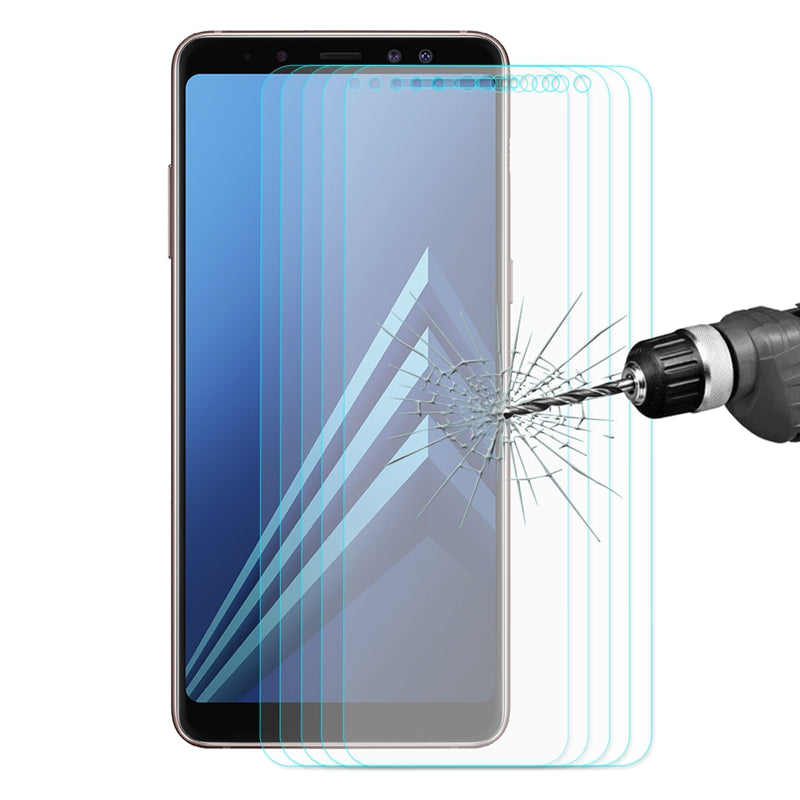 5 Packs Enkay 0.26mm 2.5D Curved Edge Tempered Glass Screen Protector For Samsung Galaxy A8 2018