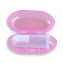 Houseeker Baby Toothbrushes Silicon Toothbrush+Box Children Teeth Clear Soft Silicone Infant Finger Tooth Brush Rubber Cleaning Baby Brush