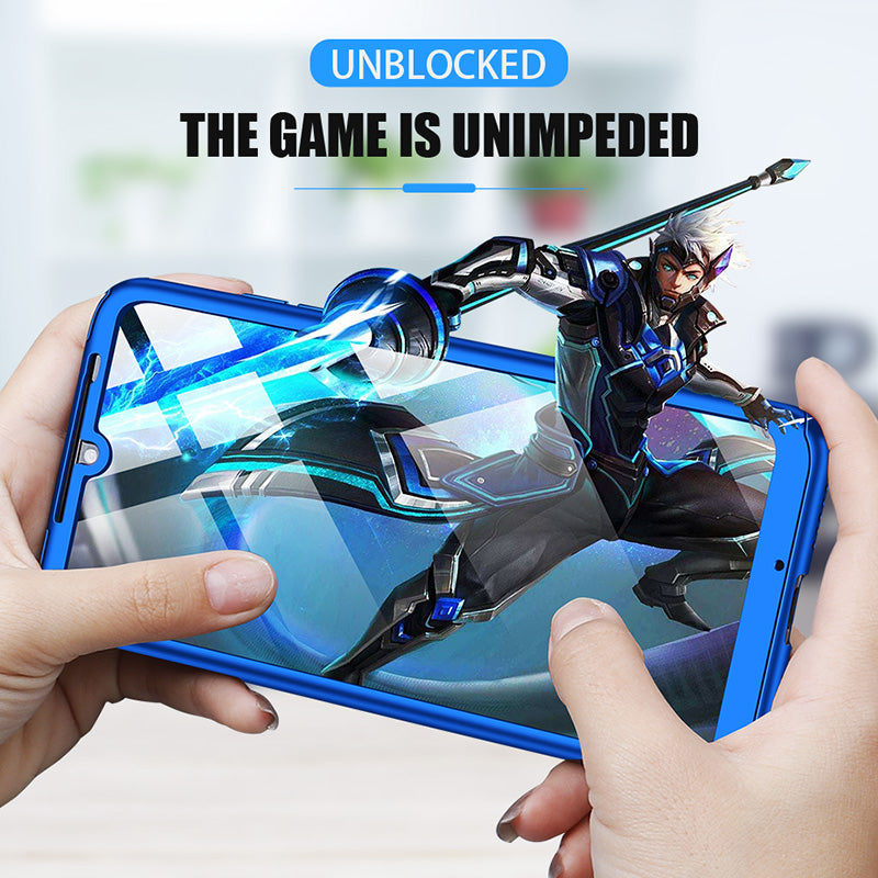 Bakeey 360 Full Body PC Protective Case+Tempered Glass Screen Protector For Xiaomi Redmi Note 8 Pro