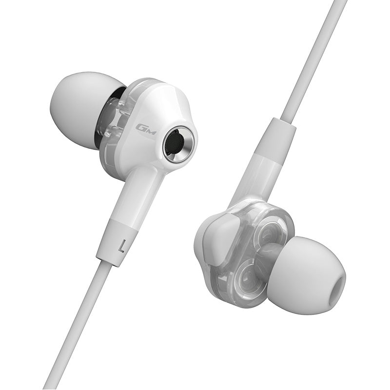 Edifier GM360 Dual Dynamic L Bend Wired 3.5mm Gaming In-ear Earphone Headphone with Mic