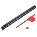 4pcs 12mm Lathe Boring Bar Tunring Tool Holder With 4pcs DCMT0702 Insert