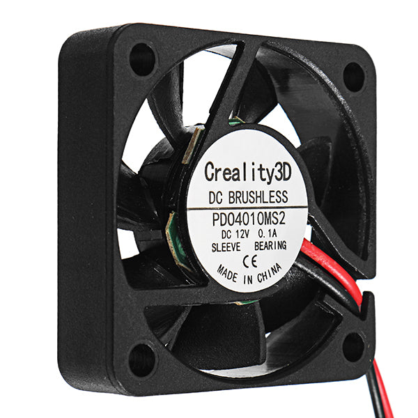 Creality 3D 40*40*10mm 12V High Speed DC Brushless 4010 Cooling Fan For 3D Printer CR-10