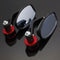 7/8inch Motorcycle Bar End Rear View Mirror Aluminum Universal