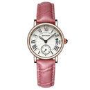 SANDA P206 Leather Women Fashion Style Lady Dress Quartz Watch