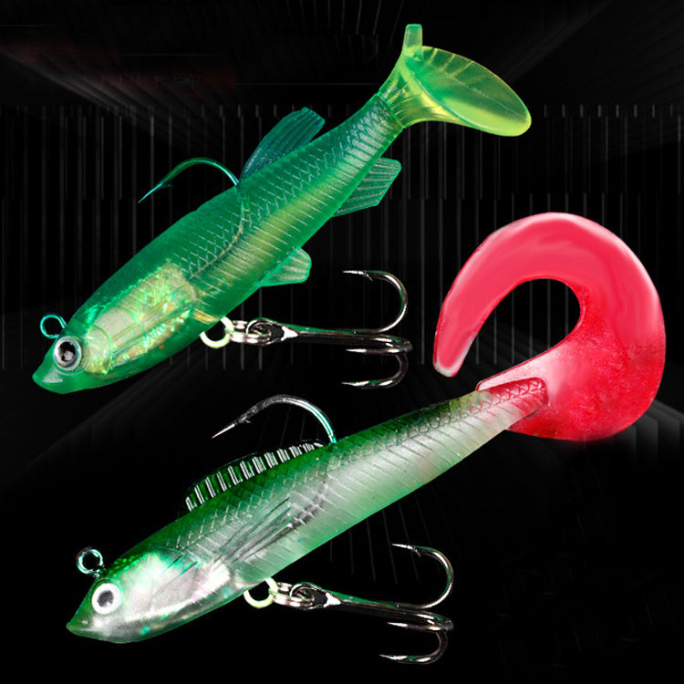 LUSHAZER 10 Pcs/Set 8/8.5cm Fishing Lure Spinning Jigging Bait