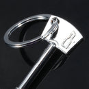 Key Shaped Bottle Opener Ring Keyring Chain Keychain Metal Beer Bar Tool