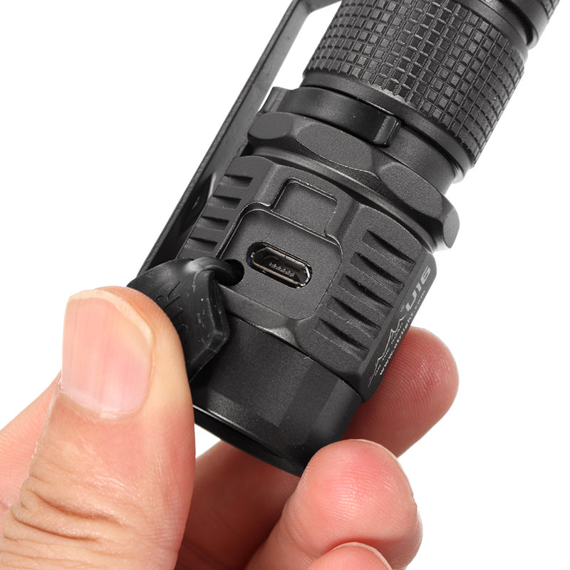 On The Road U16 XP-L V6 1A 1020LM USB Rechargeable Mini EDC LED Flashlight