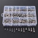 Suleve M3SSH2 M3/M4/M5 A2 Stainless Steel Hex Allen Socket Cap Screws Bolts Assorted Kit 270Pcs
