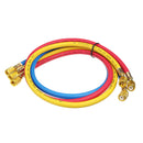 R12 R22 R502 Car A/C Manifold Gauge Set W/ 5Ft Charging Hoses Quick Couplers