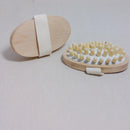 Honana BX Hand-Held Natural Wood Wooden Cleaning Brush Massager Body Bath Brush
