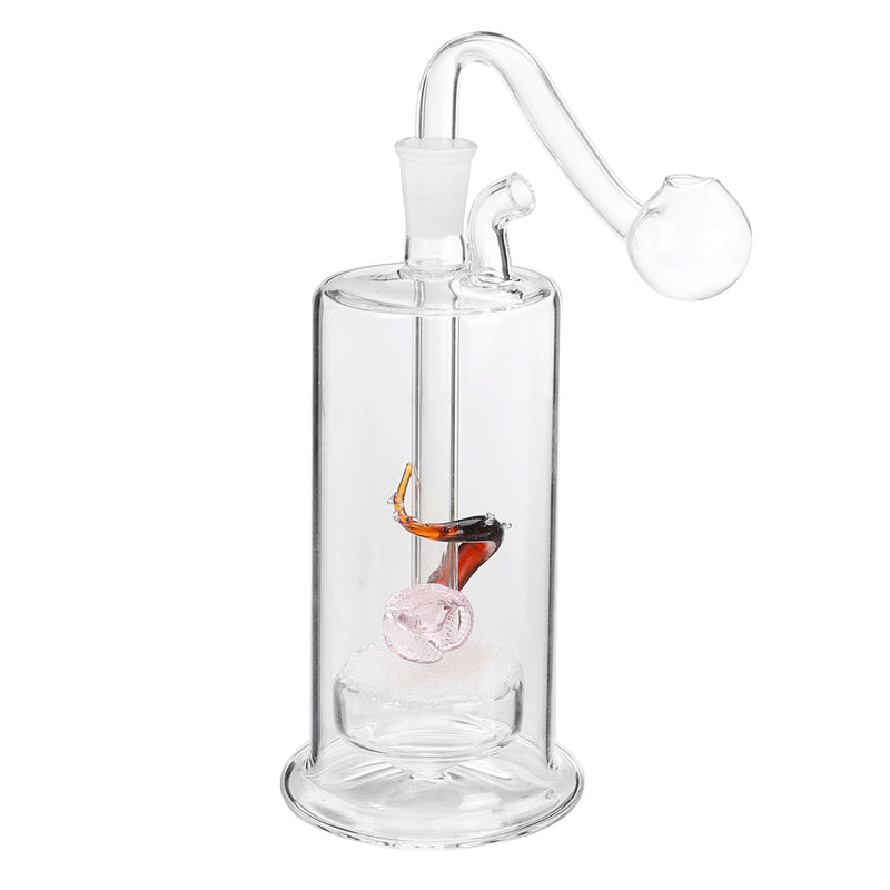 Water Glass Pipes Mute Pot Glass Pipette Silent Pot With Mute layer