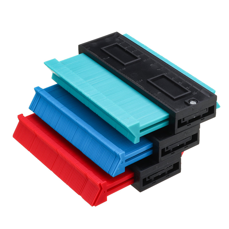 5 Inch 120mm Contour Profile Gauge Measure Ruler ABS Contour Gauge Woodworking Tiling Laminate Tool