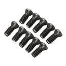 Suleve M4TT1 10Pcs M4 Tungsten Button Head Torx Screw for Carbide Inserts CNC Lathe Tool 8/10mm