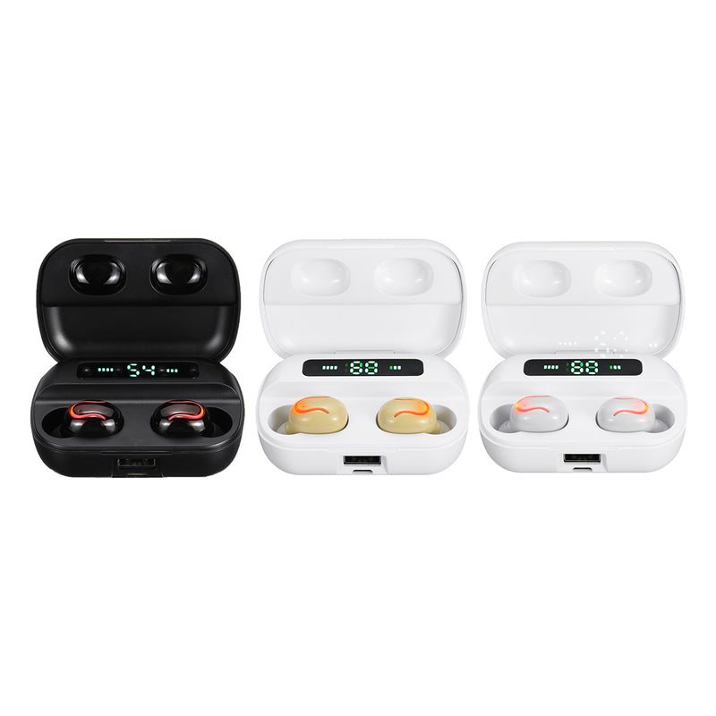 Mini Portable TWS bluetooth 5.0 Earphone Wireless Earbuds Stereo Bilateral Call Headphone for iPhone Xiaomi Huawei