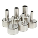 6Pcs 3/5/6/8/10/12mm Circular Nozzles For Hot Air Soldering Station 858A 858D