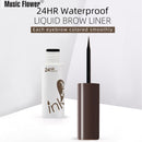 Music Flower Makeup Ink Brow Liquid Eyebrow Dyed Cream Ultra-fine Waterproof For Women