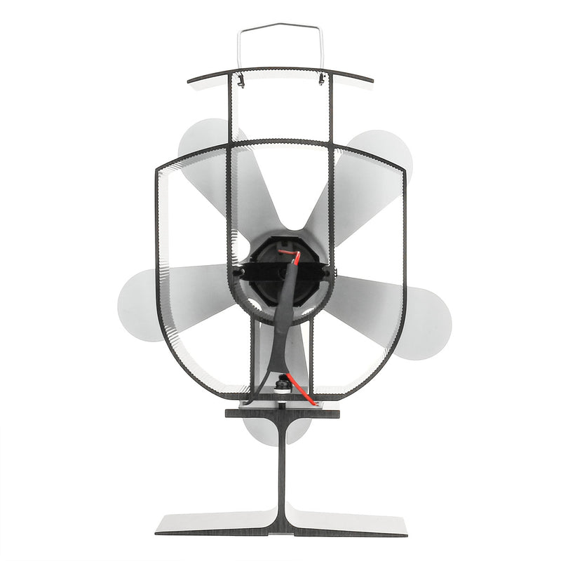 Circulation Thermal Power Fan 5-Blade Heat Powered Stove Fan for Wood/Log Burner/Fireplace Eco Friendly