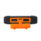 LED Compass Waterproof 6000mAh 2 USB Portable Solar Battery Charger Solar Power Bank Climbing Hook