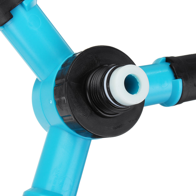 360 Degree Rotating Garden Water Sprinkler 3-Arm Fitting Hose Outdoor Spray Lawn Sprinkle