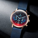 Reward RD82004M Fashion Men Watch Light Luxury Waterproof Chronograph Stainless Steel Quartz Watch