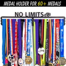 Urban Active Sports Medal Holder No Limits Medal Display for 60 Medals Display Box