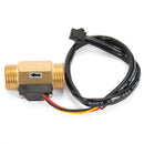 G1/2 Copper Hall Effect Liquid Water Flow Sensor Flow Meter Meter