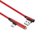 Bakeey 2 in 1 Type C 3.5MM Jack Aux Audio Braided Fast Charging Data Cable 1M For Smart Phone Tablet