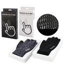 Bakeey Winter Fashion Couple Non-slip Three Fingers Touch Screen Knitted Gloves Thicken Warm Fleece Gloves Mittens Outdoors Motorcycle Riding Touch-screen Glove