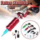 Rotary Tattoo Needles Machine Beginner Complete Motor Kit Power Supply 110V