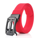 TUSHI 125cm x 3.4cm Zinc Alloy Buckle Men Tactical Belt Nylon Casual Belts