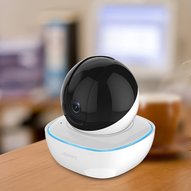 Loosafe V8-S Mini Panoramic 1080P PT 360 Wireless IP Camera H.264 M-otion Detection Home WIFI Camera Baby Monitors
