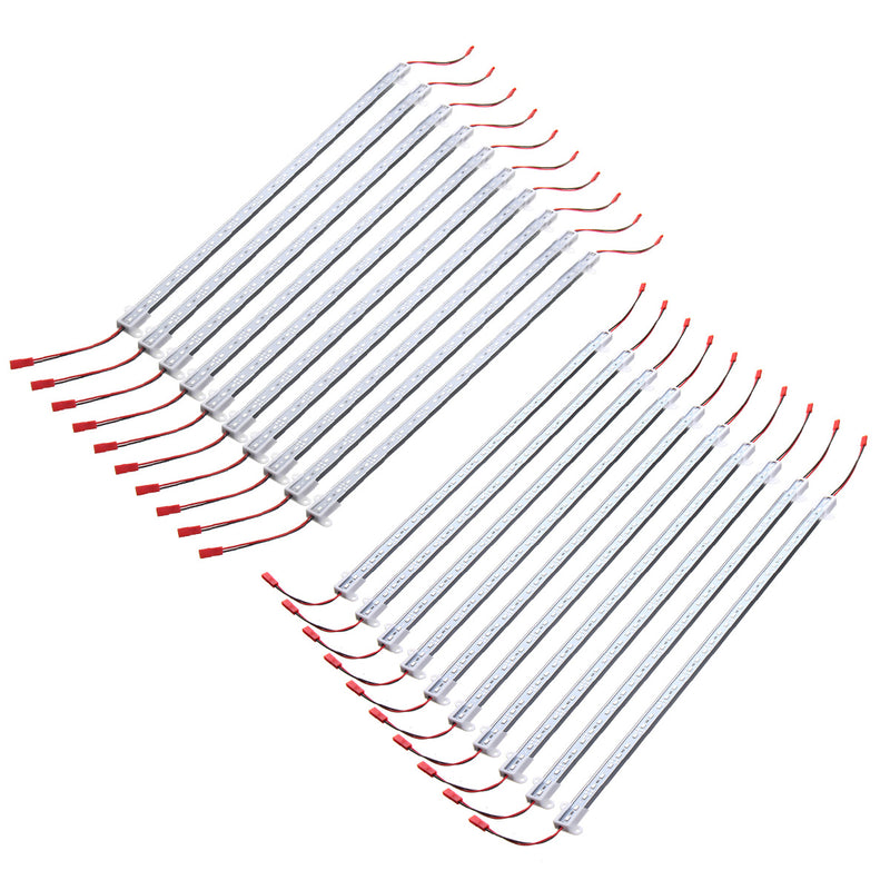 10PCS 50CM SMD5730 Red:Blue 3:1 LED Plant Grow Rigid Strip Hydroponic Light Kit DC12V