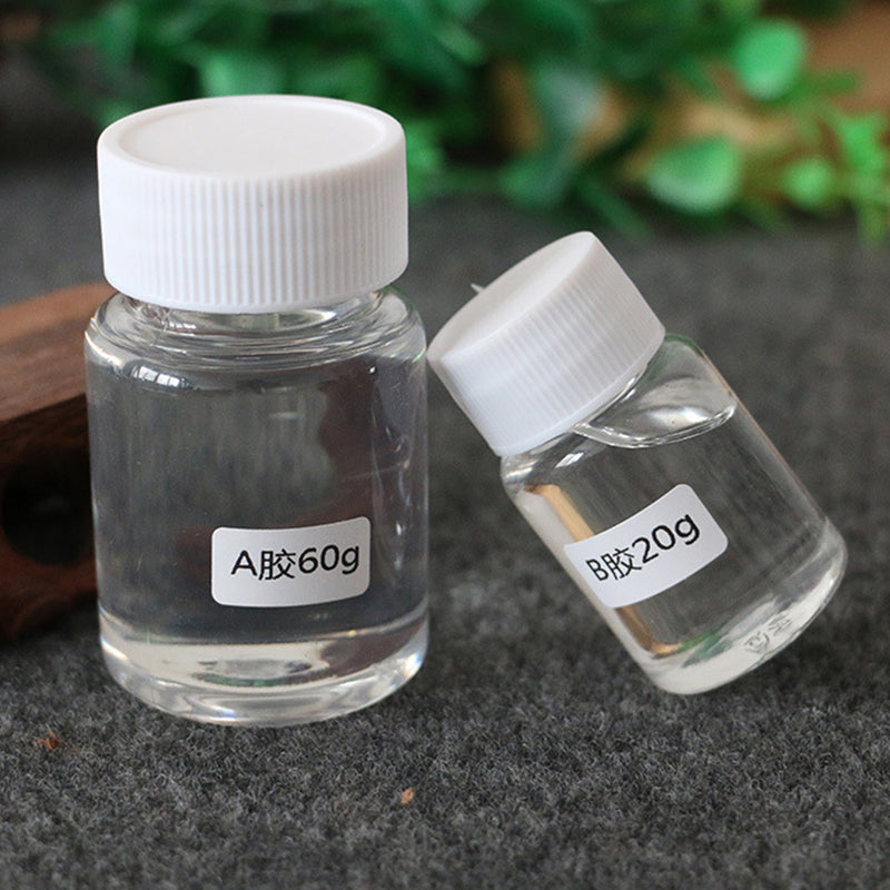 Ultra-Transparent AB Crystal Glue Two Component Epoxy Resin Sealant Quick Drying DIY Craft