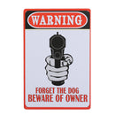 Warning Sheet Metal Drawing Metal Painting Tin Shop Pub Wall Tavern Poster Sign