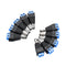 10Pcs CCTV Cameras 2.1mm x 5.5mm Male DC Power Plug Adapter Jack Adapter Connector Plug Socket CCTV Security Camera Surveillance LED