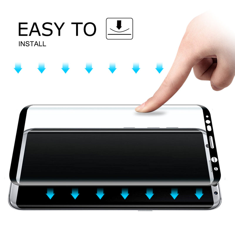 Bakeey 3D Curved Edge Tempered Glass Film With Transparent TPU Case for Samsung Galaxy S8 Plus