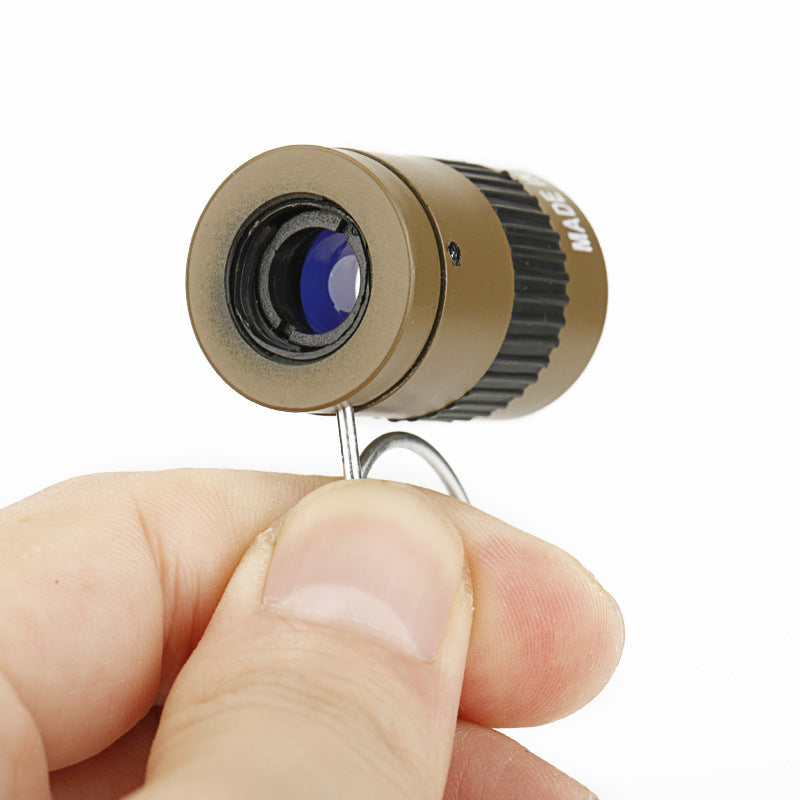IPRee 2.5x17.5mm Mini Compact Telescope Pocket Monocular HD Optic Lens With Knuckle Finger Ring