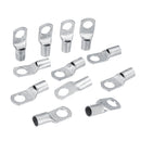12 Pcs Copper Cable Lugs Wire Connector Terminal 2 AWG 35mm Hole 10mm Tinned Copper Terminals Conne