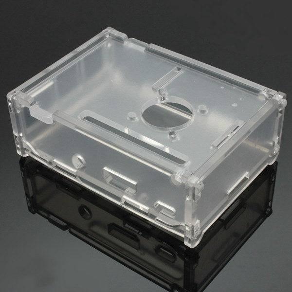 Acrylic Case with Cooling Fan for Raspberry Pi Model B+