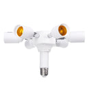 3 In 1 6 In 1 Adjustable E27 LED Light Lamp Bulb Adapter Converter Split Splitter Base Socket