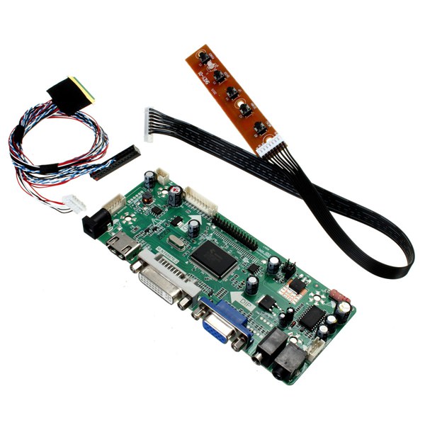 LCD Controller Board HD DVI VGA Audio PC Module Kit For 15.6 Inch Display