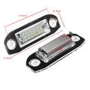 2x LED Licence Number Plate Light For Volvo C70 S40 S60 V50 V60 V70 XC60 XC90