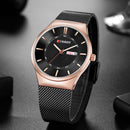 CURREN 8311 Ultra Thin Casual Style Quartz Watch Date Week Display Waterproof Men Watch