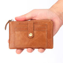 Leather Coin Purse Multi-function Coins Bag Card Mini Key Case