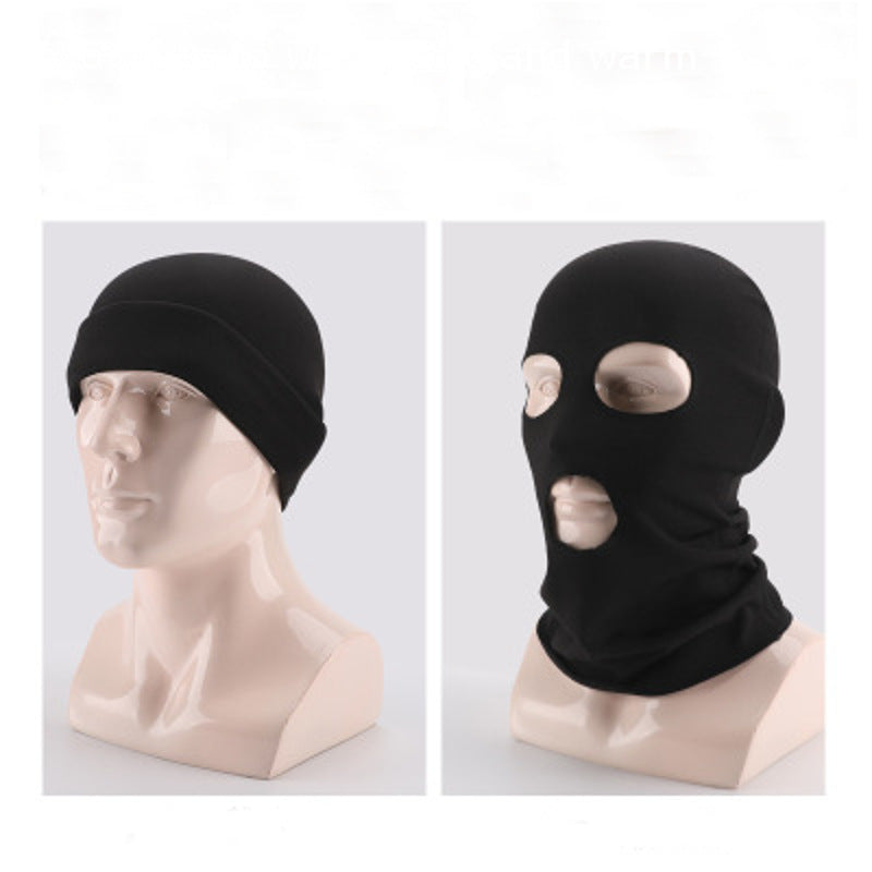 golovejoy Motorcycle Winter Windproof Full Face Mask Hats Outdoor Riding TJ21 Black/Gray